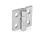 GN 235 Cerniere, acciaio INOX, regolabili Materiale: NI - Acciaio INOX
Tipo: H - Regolabile in verticale
Finitura: GS - finitura matt da sabbiatura