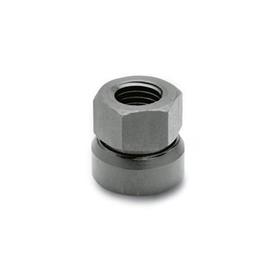 GN 347 Hex Nuts with Ball Socket 