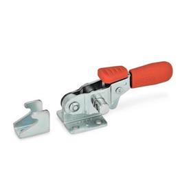 GN 851.3 Latch Type Toggle Clamps, with Safety Hook, with Pulling Action Type: T - Without square U-bolt, with catch<br />Werkstoff: ST - Steel
