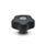 GN 5337.6 Sterngriffe, Kunststoff, Gewindebuchse Messing, Softline, Abdeckkappe farbig Farbe der Abdeckkappe: DGR - grau, RAL 7035, matt