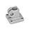 GN 162 Base Plate Connector Clamps, Aluminum Finish: BL - Plain finish, matte shot-blasted