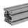 GN 10b Aluprofile, b-Baukasten, mit allseitig offenen Nuten, Profiltyp leicht Profilgröße: B-909010L
Oberfläche: N - eloxiert, naturfarben