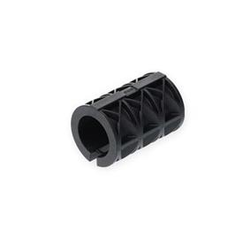 GN 290 Adapter Bushings for Plastic Clamp Connectors Color: SW - Black, RAL 9005, matte finish<br />d<sub>1</sub>: 30