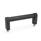 GN 669 Tubular Handles, Aluminum Type: B - Mounting from the operator's side
Finish: SW - Black, RAL 9005, textured finish