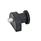 GN 412 Indexing Plungers, Zinc die casting, with Screw-On Flange Type: B - Without rest position
Identification no.: 2 - Mounting from the back