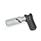 GN 712.1 Cam Action Indexing Plunger, Steel, Latch Plastic, Plunger Pin in Standard Position Retracted Type: A - Without rest position, without lock nut