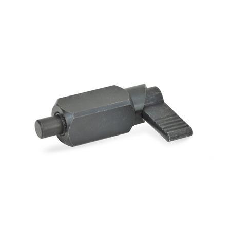 Cam Action Indexing Plungers GN 612.3: Steel, for Welding