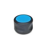 Boutons de commande, plastique, douille en acier, Softline