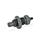 GN 817 Indexing Plungers, Steel / Plastic Knob Type: GK - With threaded stud, with lock nut
