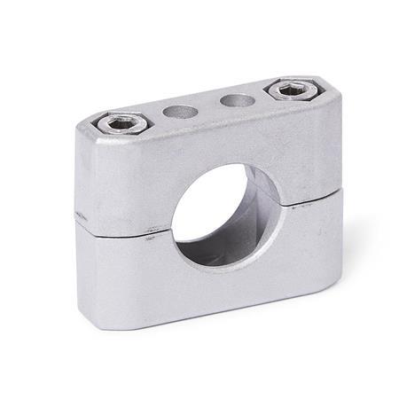 Tube Supports GN 231: Aluminum, Split Assembly