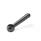GN 204 Short Clamping Levers, Steel Type: N - Angled lever with threaded bore