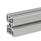 GN 10b Perfiles de aluminio, sistema modular-b, con ranuras abiertas en todos los lados, perfil tipo pesado Tamaño del perfil: B-456010S
Acabado: N - Anodizado, color natural