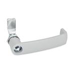 Latches with Cabinet U-Handle, Operation with Socket Key