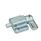 GN 722.3 Spring Latches with Flange for Surface Mounting, Parallel to the Plunger Pin Type: L - Left indexing cam
Finish: ZB - Zinc plated, blue passivated