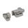 GN 724.3 Loquets à ressort, acier/inox, avec goupille chanfreinée et bride pour montage en surface Type: R - came d'indexage droite
Goupille chanfreinée, n° d'identification: 4 - Chanfrein, gauche
Matériau/Finition: NI - Inox, moulage de précision
Cran d'arrêt, n° d'identification: 2 - Avec cran d'arrêt