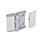GN 238 Hinges, Zinc Die Casting , Adjustable, with Cover Type: NJ - Not adjustable
Colour: SR - Silver, RAL 9006, textured finish