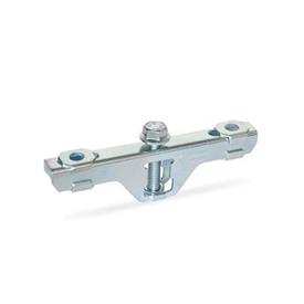 GN 801.1 Clamping Arm Extenders, Rigid, for Toggle Clamps with Forked Clamping Arm 