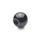 DIN 319 Impugnature fisse a sfera, plastica Materiale: KU - Plastica
Tipo: C - Con foro filettato (senza boccola)