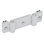 Double Hinges for Profile Systems, Plastic