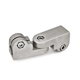 GN 285 Swivel Clamp Connector Joints, Stainless Steel 