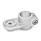GN 274 Swivel Clamp Connectors, Aluminum Type: AV - With external serration
Finish: BL - Plain finish, matte shot-blasted