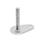 GN 45 Piedini di livellamento, acciaio INOX AISI 316 L, con aletta di fissaggio, a forma di goccia Tipo (base): D0 - Senza disco antiscivolo
Versione (vite): T - Senza dado, sede per chiave in basso