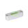 GN 2283 Screw-On Spirit Levels, for Mounting with Screws Material / Finish: ALN - Anodized, natural color
Sensitivity: 6 - Angle minutes, bubble move by 2 mm
Type: JV - Adjustable, mounting from the front side