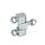 GN 129 Hinges, Steel, Two-Part / Three-Part Type: D - Consisting of three parts