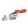 GN 851.3 Latch Type Toggle Clamps, with Safety Hook, with Pulling Action Type: T - Without square U-bolt, with catch
Werkstoff: ST - Steel