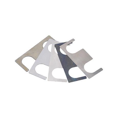 Leveling Shims GN 871: Steel, for Clamping Jaws (Power Clamp Accessories)
