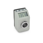 Asennonilmaisimet, 5 numeroa, elektroninen, LCD-näytöllä