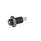 GN 313 Spring Bolts, Steel / Plastic Knob Type: DK - With lock nut, without knob
Identification no.: 1 - Pin without internal thread
