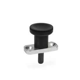 GN 608.1 Indexing Plungers with Rest Position, Plunger Steel 