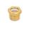 GN 743.8 Oil Sight Glasses Brass, with Conical Thread, up to 180 °C Type: B - Without reflector