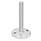 GN 23 Piedini di livellamento, acciaio INOX Tipo (base): D1 - Finitura tornita, con fondo in gomma, intarsiato, colore nero
Versione della vite: T - Senza dado, sede per chiave in basso