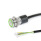 GN 3310 Botones / Luces indicadoras, acero inoxidable, con / sin iluminación LED Tipo de contacto: RK - Botón, cierre, con LED, rojo / verde (bicolor)
Tipo de conexión: K5 - Cable, extremo abierto, 5 m