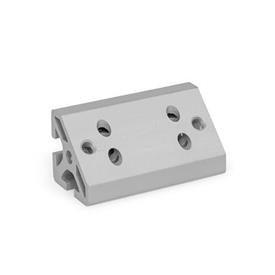 GN 32i Conectores angulares, aluminio, para perfiles de aluminio (sistema modular i), instalación en esquina s: 60/80