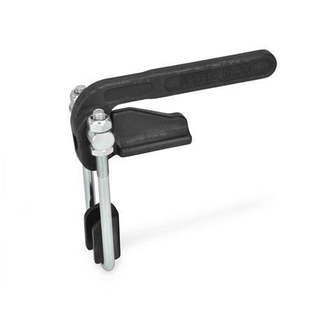 Latch Type Toggle Clamps GN 852.1: Steel, Heavy Duty Type