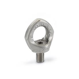 GN 581.5 Lifting Eye Bolts (Rotating), Stainless Steel 