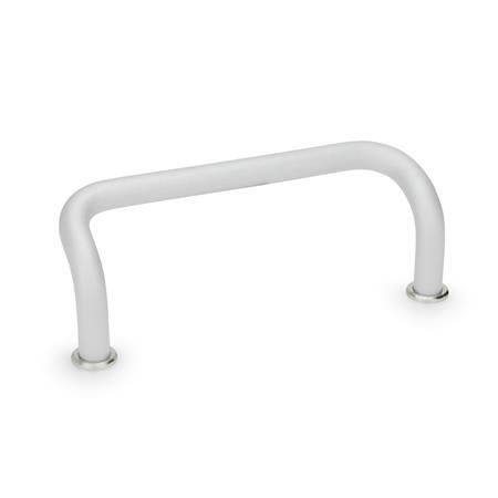 Maniglie a ponte per armadi GN 425.1: Alluminio