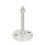 GN 24 Piedini di livellamento, acciaio INOX AISI 316L, piastra di base tornita, con fori di montaggio Tipo (piastra di base): D1 - Finitura tornita, con fondo in gomma, intarsiato, colore nero
Tipo con stelo filettato: SK - Con dado, esagono esterno in basso