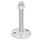 GN 23 Piedini di livellamento, acciaio INOX Tipo (base): D1 - Finitura tornita, con fondo in gomma, intarsiato, colore nero
Versione della vite: TK - Con dado, sede per chiave in basso