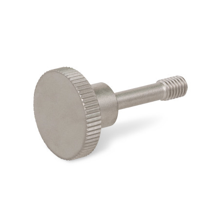 10 écrous Moletés M5 – Boutons Ronds Nickelés – Uxcell