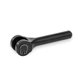 GN 9027 Spiral Cam Lever, Steel Type: A - Without contact plate