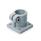 GN 163.9 Base Plate Connector Clamps, Plastic Color: GR - Gray, RAL 7040, matt finish
