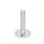 GN 41 Pieds de machine, inox Type (base): D0 - sans sous-couche en caoutchouc
Version (vis): T - sans écrou, clé plate en bas