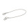 GN 111.2 Câbles de retenue, Inox, avec des anneaux ou un anneau et un ergot Type: A - avec 2 anneaux
Couleur: BL - blanc