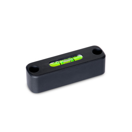 Screw-On Spirit Levels GN 2283: Housing Aluminum, for Mounting with Screws