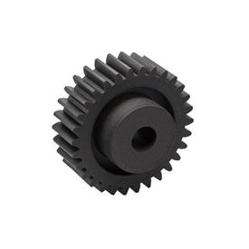 GN 7802 Engrenages cylindriques, plastique, angle de pression de 20°, module 1,5 Couleur: GR - Gris<br />Nombre de dents z: ≥ 38