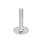 GN 41 Piedini di livellamento, acciaio INOX AISI 304 Tipo (base): B0 - Senza disco antiscivolo, con 2 fori di montaggio
Versione (vite): T - Senza dado, sede per chiave in basso